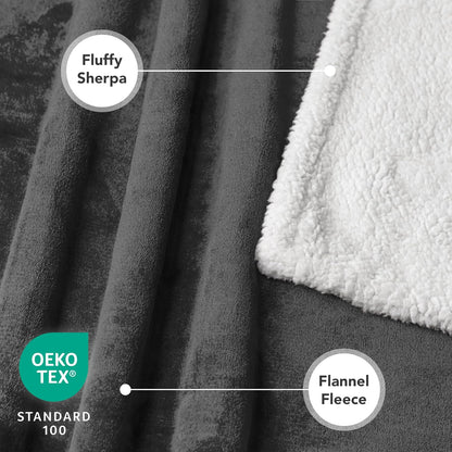 60 by 80 inch size shown across a bed